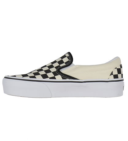 Vans Sko - Classic Slip-On - Checkerboard - Sort/Off White