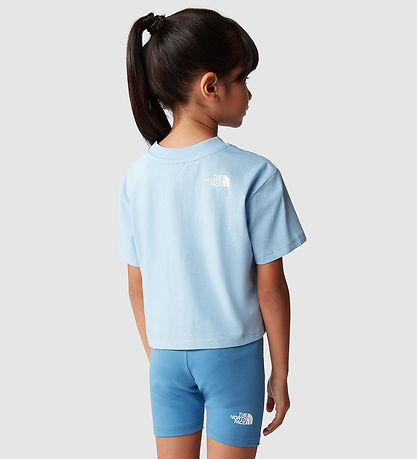 The North Face  Shortssæt - T-shirt/Cykelshorts - Steel Blue/Ind
