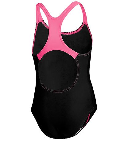Speedo Badedragt - Girls Medley Logo Medalist - Sort/Pink