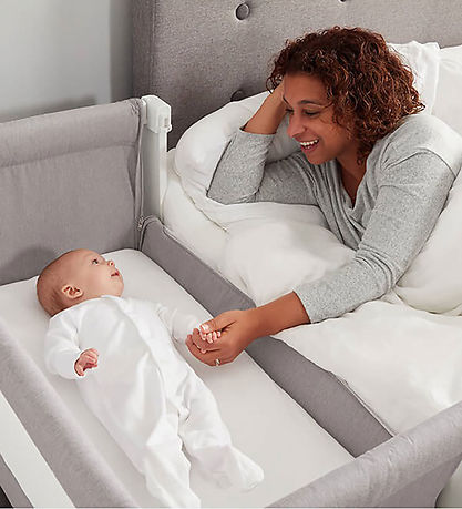 SHNUGGLE Babyseng - Air - Bedside Crib - 95x56 cm - Stone Grey