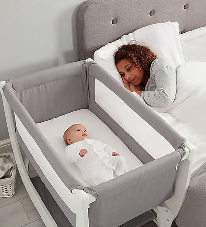 SHNUGGLE Babyseng - Air - Bedside Crib - 95x56 cm - Dove Grey