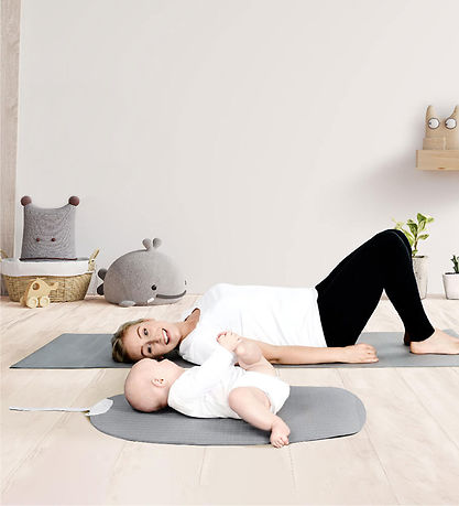 SHNUGGLE Puslemåtte - Yoga - Grå