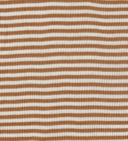 Joha Shorts - Uld/Silke - Rib - Brun/Hvid