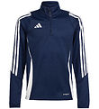 adidas Performance Bluse - Tiro24 TRTOPY - Blå/Hvid
