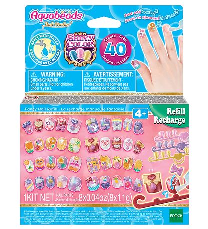 Aquabeads Perlesæt - Nail Studio - Fancy Nail Refill