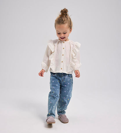 Name It Jeans - NmfBella - Medium Blue Denim/Hearts
