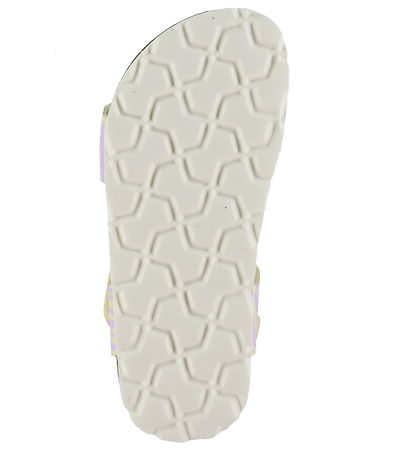 Superfit Sandaler - Fussbettpantoff - Gul/Lilla
