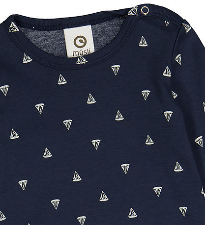 Müsli Body l/æ - Sailboat - Night Blue/Balsam Cream