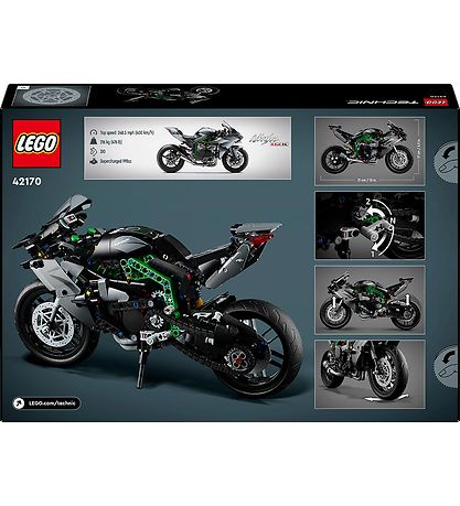 LEGO® Technic - Kawasaki Ninja H2R-Motorcykel 42170 - 643 Dele