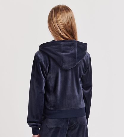 Juicy Couture Cardigan - Tonal - Velour - Night Sky