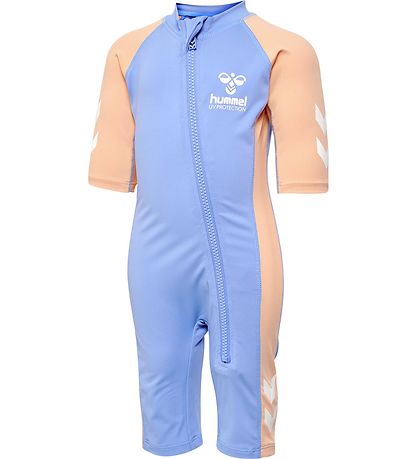 Hummel Badeheldragt - HmlCala - UV40+ - Blå/Rosa