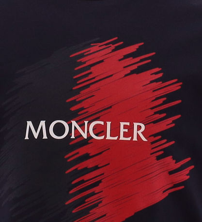 Moncler T-shirt - Navy/Rød