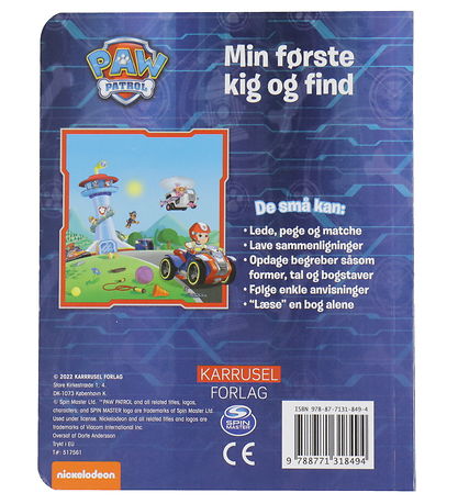 Alvilda Bog - Paw Patrol - Min Første Kig Og Find - Dansk