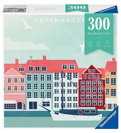 Ravensburger Puslespil - 300 Brikker - København By