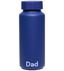 Design Letters Termoflaske - Dad - 500 ml - Midnight Blue