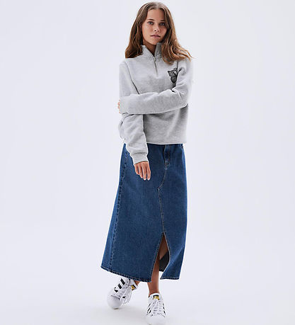 LMTD Sweatshirt - NlfRajla - Light Grey Melange
