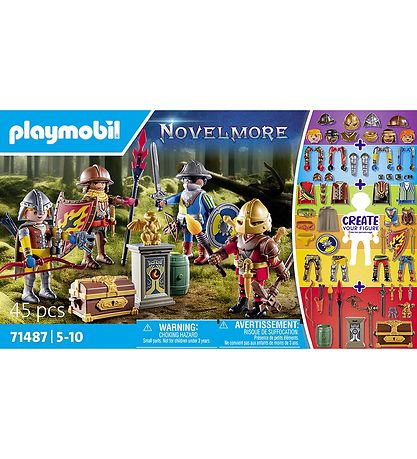 Playmobil Novelmore - My Figures: Ridderne... - 71487 - 45 Dele