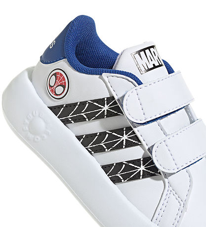 adidas Performance Sko - Grand court Spider-man CF - Hvid/Blå