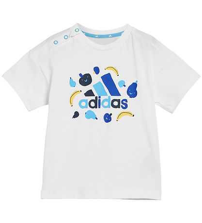 adidas Performance Shortssæt - I Fruit T - Hvid/Blå