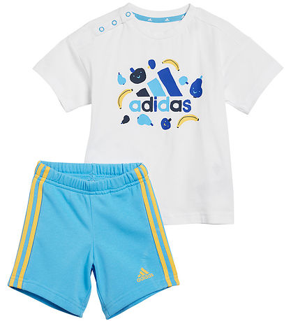 adidas Performance Shortssæt - I Fruit T - Hvid/Blå