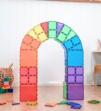 Connetix Magnetsæt - 60 Dele - Rainbow Starter Pack