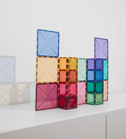 Connetix Magnetsæt - 40 dele - Pastel Square Expansion Pack