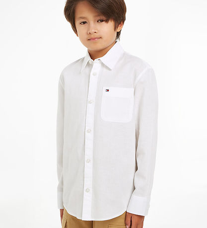 Tommy Hilfiger Skjorte - Hemp - Hvid