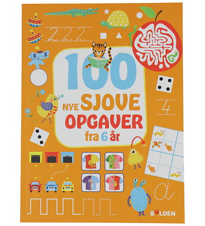 Forlaget Bolden Opgavebog - 100 Nye Sjove Opgaver - Fra 6 År