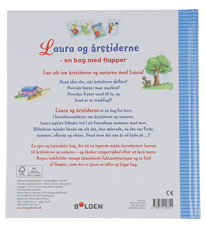 Forlaget Bolden Bog m. Flapper - Laura Og Årstiderne - En Bog Me