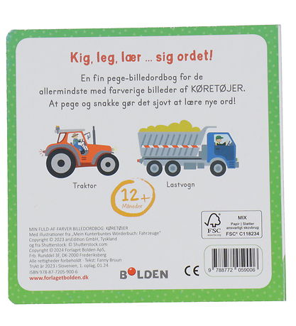 Forlaget Bolden Billedbog - Min Fuld-Af-Farver Billedordbog - Kø