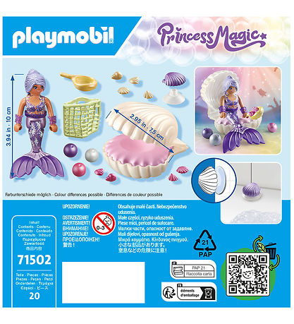Playmobil Princess Magic - Havfrue med Perlemuslingeskal - 71502