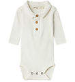 Lil Atelier Skjortebody l/æ - NmmUndo - Coconut Milk