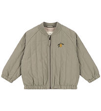 Konges Sløjd Termojakke - Juno Bomber - Laural Oak m. Citron