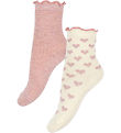 Minymo Strømper - 2-pak - Light Rose