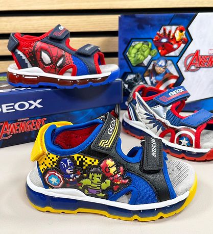 Geox Sandaler m. Lys - Android - Blue/Red