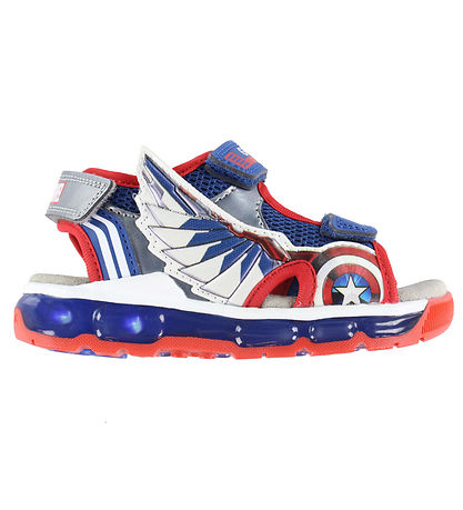 Geox Sandaler m. Lys - Android - Blue/Red