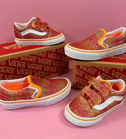 Vans Sko - YD Slassic Slip-on - Sunrise Glitter Multi