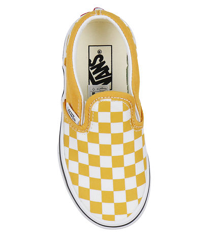 Vans Sko - Classic Slip-On - Checkerboard - Golden Glow