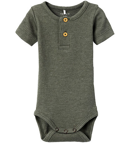 Name It Body k/æ - Noos - NbmKab - Dusty Olive/Melange