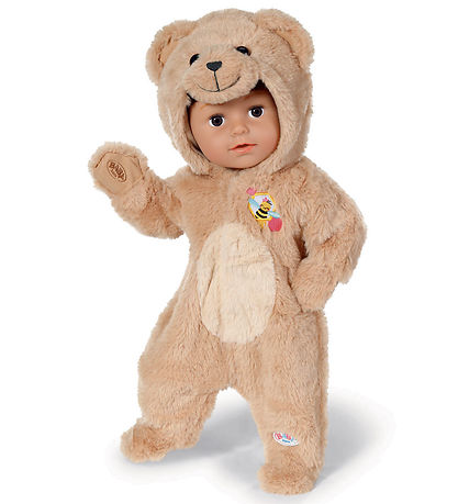 BABY born Dukketøj - Bjørnedragt - 43 cm
