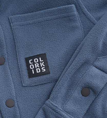 Color Kids Fleecejakke - Vintage Indigo