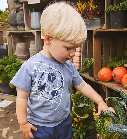 Hust and Claire T-shirt - HCArthur - Blue Fog Melange