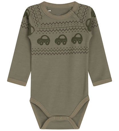 Hust and Claire Body l/æ - Uld/Bambus - Basti - Khaki