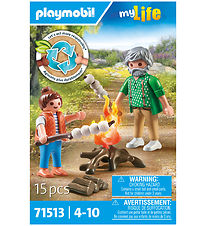 Playmobil My Life - Lejrbål med Skumfiduser - 71513 - 15 Dele