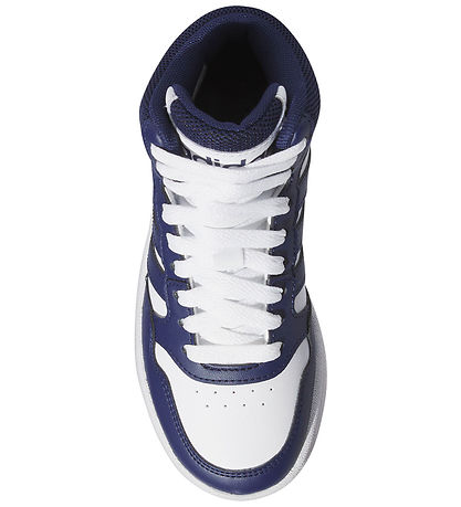 adidas Performance Sko - Hoops 3.0 Mid K - Hvid/Blå