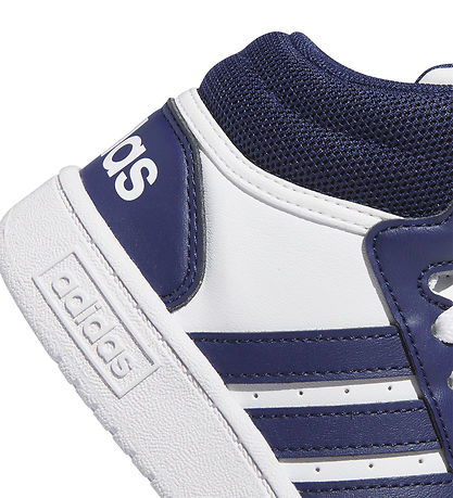 adidas Performance Sko - Hoops 3.0 Mid K - Hvid/Blå