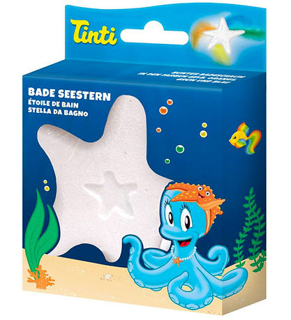 Tinti Badebombe - Søstjerne - Flerfarvet