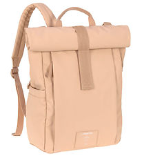 Lässig Changing Bag - GRE Rolltop Up Backpack - Peach Rose