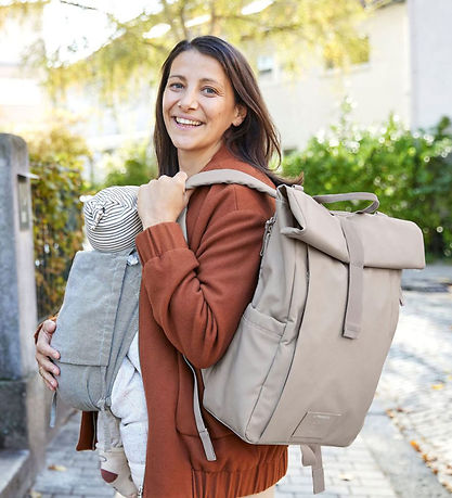 Lässig Pusletaske - GRE Rolltop Up Backpack - Taupe