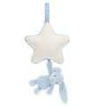 Jellycat Musikuro m. Stjerne - Bashful Bunny - Baby Blue 